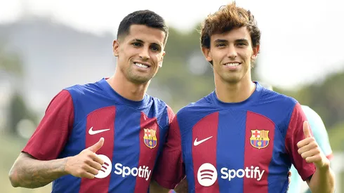 Barcelona trabaja para retener a Joao Cancelo y a Joao Félix. Getty Images.