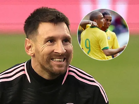 Enfrentaron a Messi contra las leyendas de Brasil y así le fue
