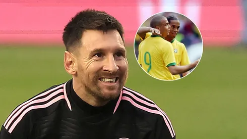 Lionel Messi, Ronaldo y Ronaldinho.