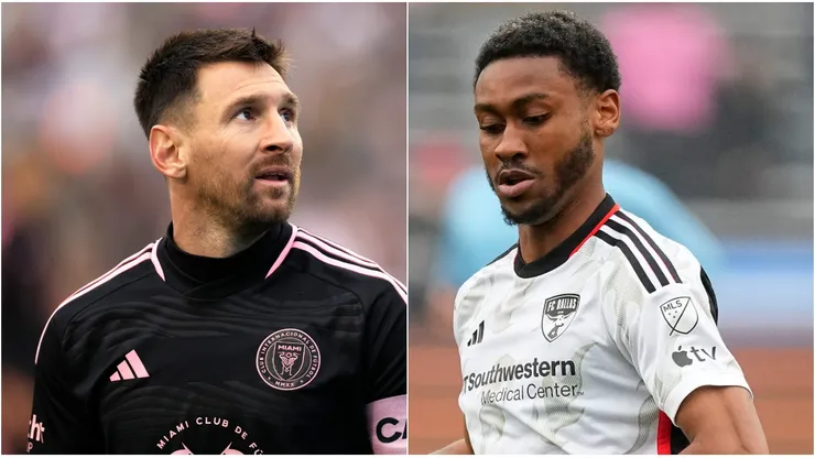 Lionel Messi y Nkosi Tafari.