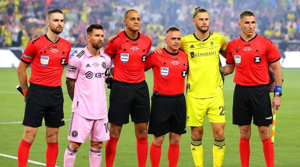 Messi en la final de la Leagues Cup que ganó Inter Miami. (Foto: Getty Images)