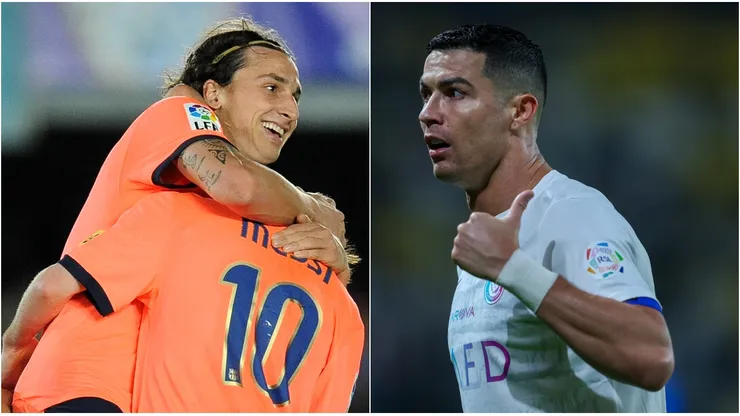 Zlatan Ibrahimovic, Lionel Messi y Cristiano Ronaldo.