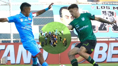 Orense y Garcilaso terminaron enfrentados a golpes