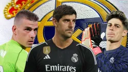 Thibaut Courtois, Kepa Andriy Lunin, actuales porteros del Real Madrid.