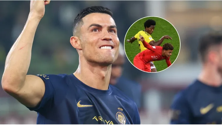 Cristiano Ronaldo (izq.), estrella del Al-Nassr.
