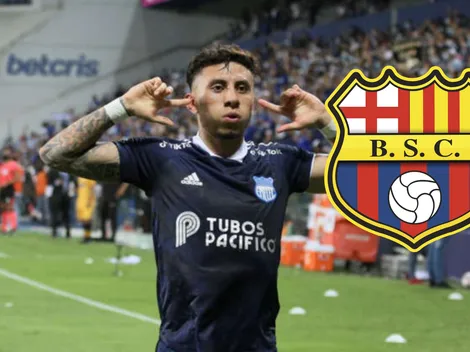 Hinchas de Emelec le recuerdan a Barcelona SC las celebraciones de Joao Rojas