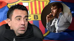 Xavi Hernández y Fabrizio Romano.