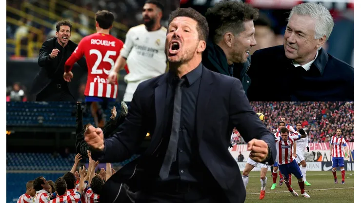 Diego Simeone y sus increíbles números ante Real Madrid.
