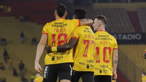 Guayaquil, domingo 26 de noviembre del 2023 En el estadio Banco Pichincha, al noroeste de la ciudad, Barcelona se enfrenta a Guayaquil City por la fecha #14 de la segunda etapa de la LigaPro Bet593. Fotos: César Muñoz/API