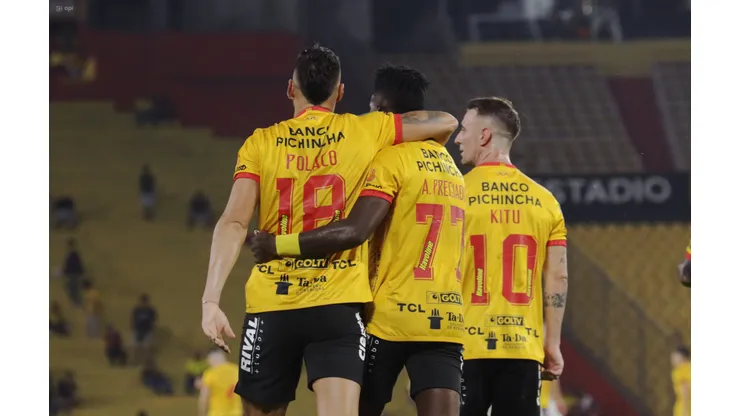 Guayaquil, domingo 26 de noviembre del 2023 En el estadio Banco Pichincha, al noroeste de la ciudad, Barcelona se enfrenta a Guayaquil City por la fecha #14 de la segunda etapa de la LigaPro Bet593. Fotos: César Muñoz/API