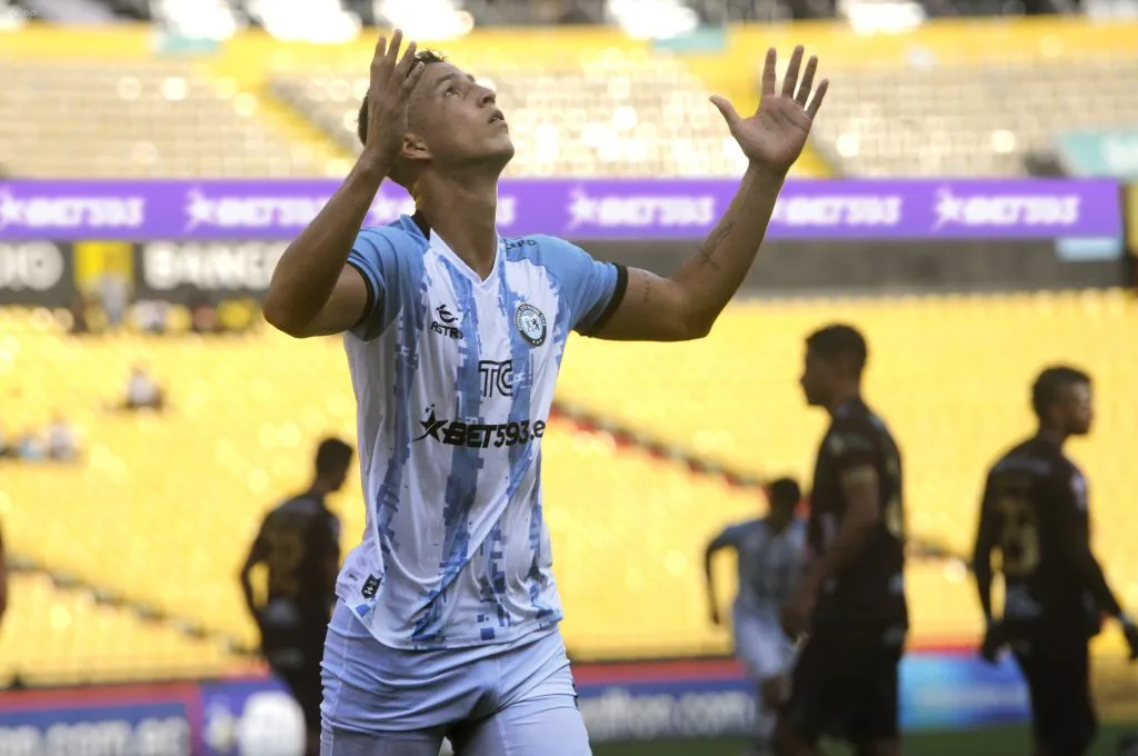 Miguel Parrales anotó 13 goles en la primera etapa de la LigaPro con Guayaquil City. (Foto: API)