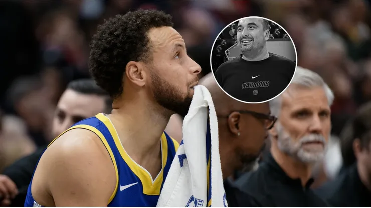 Stephen Curry y Dejan Milojević.