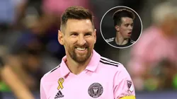 Lionel Messi y un compañero de Inter Miami que no aparece.