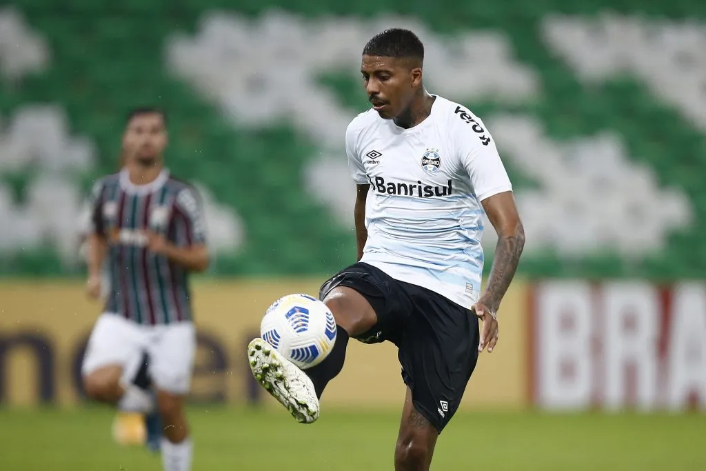 Jean Pyerre con la camiseta de Gremio de Porto Alegre. Foto: Getty.