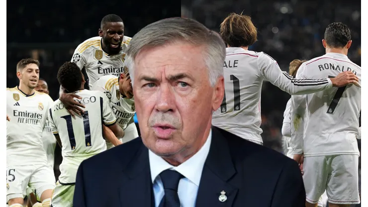 Carlo Ancelotti y sus diversos Real Madrid.