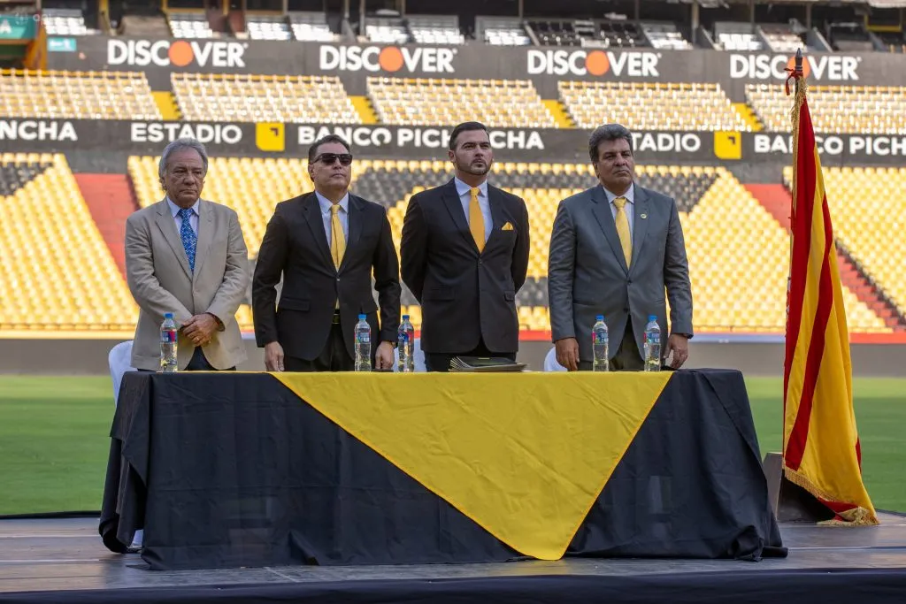 Alfaro Moreno dejó la presidencia de Barcelona SC en 2023 y ahora Antonio Álvarez está al frente del equipo. (Foto: API)
