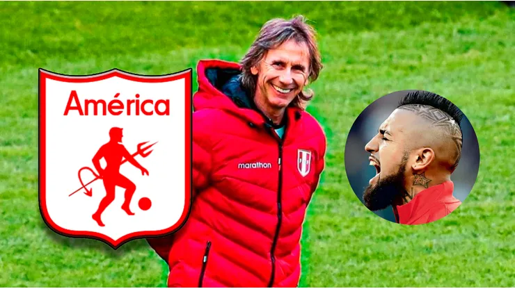 Ricardo Gareca, Arturo Vidal y América de Cali