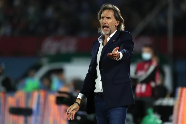 Gareca dirigiendo a Perú. (Foto: Selección de Perú Prensa)