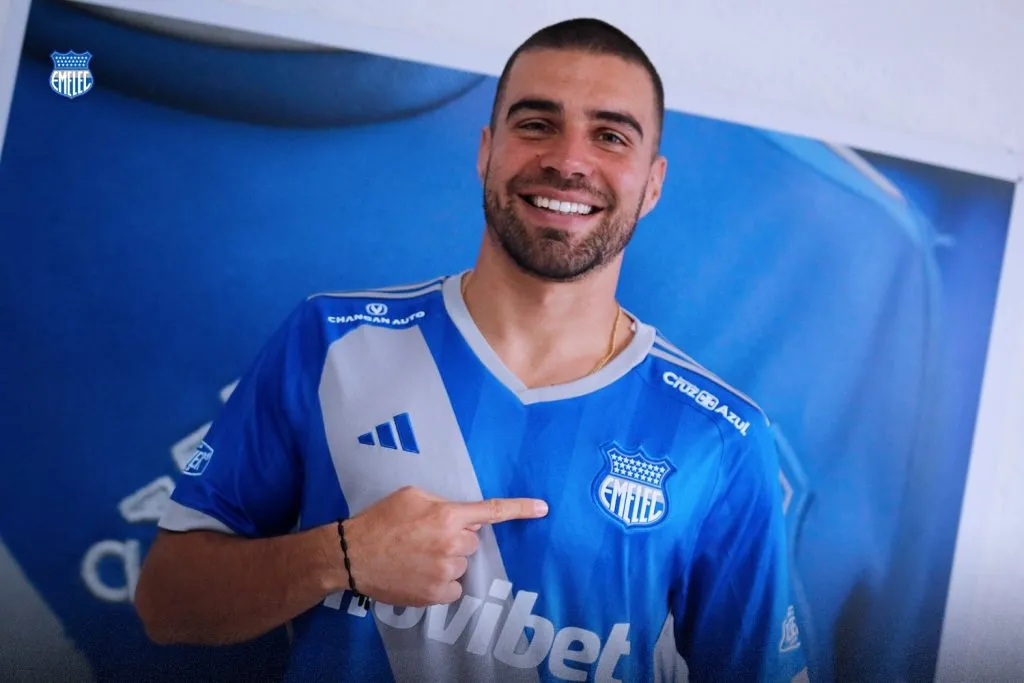 Alexander González llegó a Emelec en este 2024. (Foto: @CSEmelec)