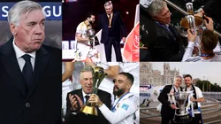 Carlo Ancelotti y algunas der sus conquistas en Real Madrid.