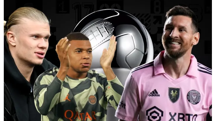 Lionel Messi, Erling Haaland y Kylian Mbappé, candidatos a The Best.