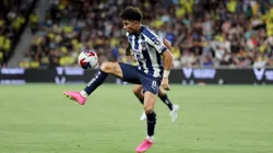 NASHVILLE, TENNESSEE - AUGUST 15: Joao Rojas López #8 of CF Monterrey against Nashville SC in the Leagues Cup 2023 - Semifinals at GEODIS Park on August 15, 2023 in Nashville, Tennessee. (Photo by Andy Lyons/Getty Images)