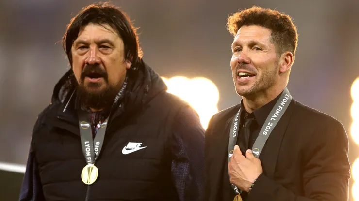 Germán Burgos criticó a Diego Simeone por el planteo del Atlético de Madrid vs. Real Madrid. Getty Images.