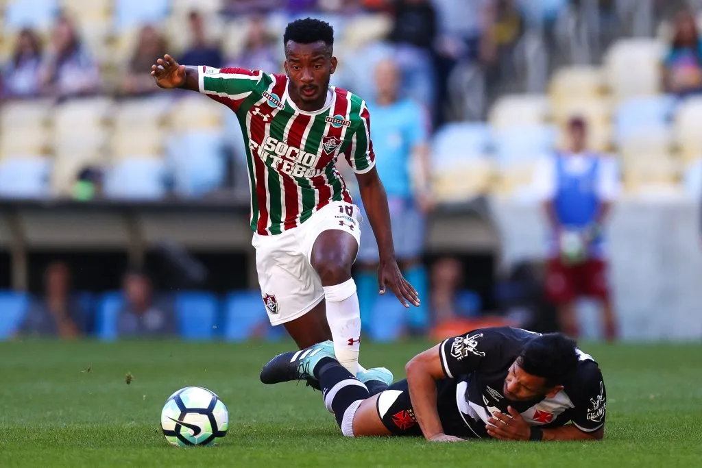 Jefferson Orejuela en el exterior brilló en el Fluminense de Brasil. Foto: Getty.