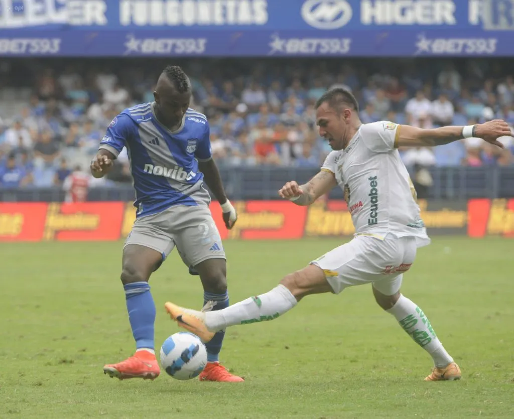Miller Bolaños fue uno de los mejores jugadores de Emelec en 2023, pese a la indisciplina. (Foto: API)