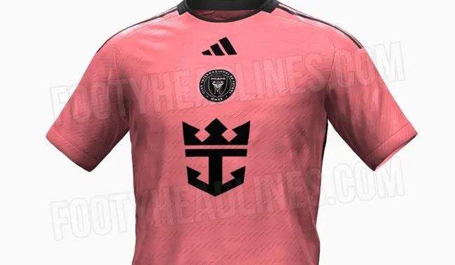 La camiseta de Inter Miami en 2024 según Footy Headlines: Footy Headlines