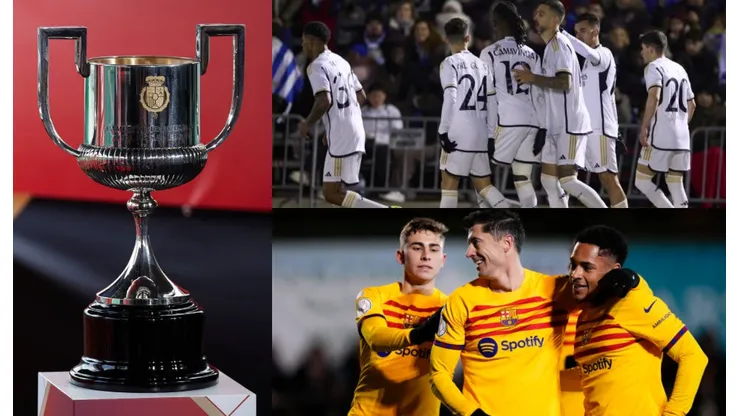 Copa del Rey, Barcelona y Real Madrid.