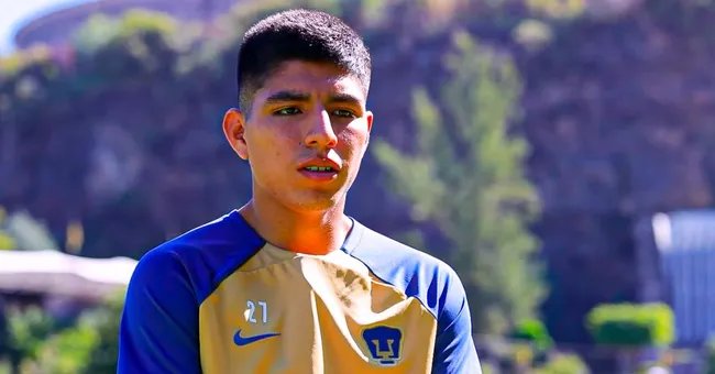 Quispe declarando para Pumas. (Foto: Pumas de México Prensa)