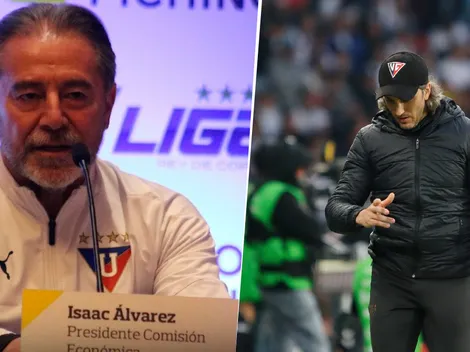 Isaac Álvarez directo contra Luis Zubeldía en Liga: "Nadie es irreemplazable en la vida"