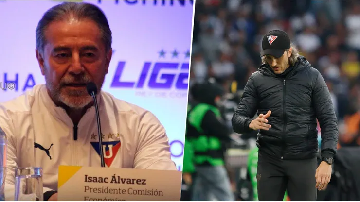 El presidente de Liga de Quito le mandó un 'dardo' a Luis Zubeldía