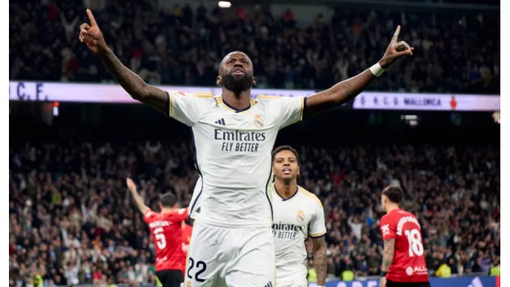 Antonio Rudiger y el tanto de la victoria ante Mallorca para Real Madrid.