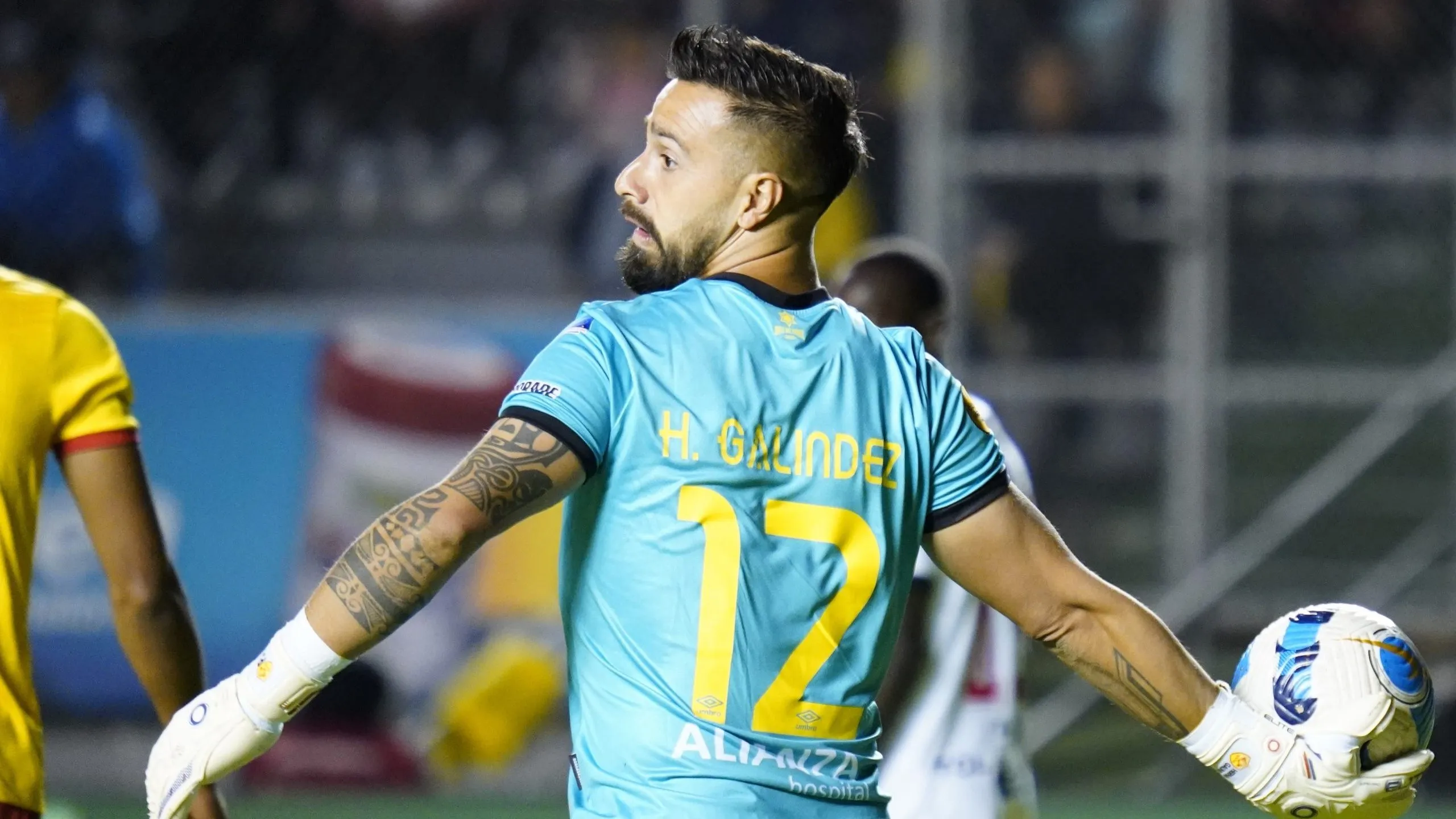 Hernán Galíndez salió campeón de la LigaPro con la camiseta de Aucas. (Foto: API)
