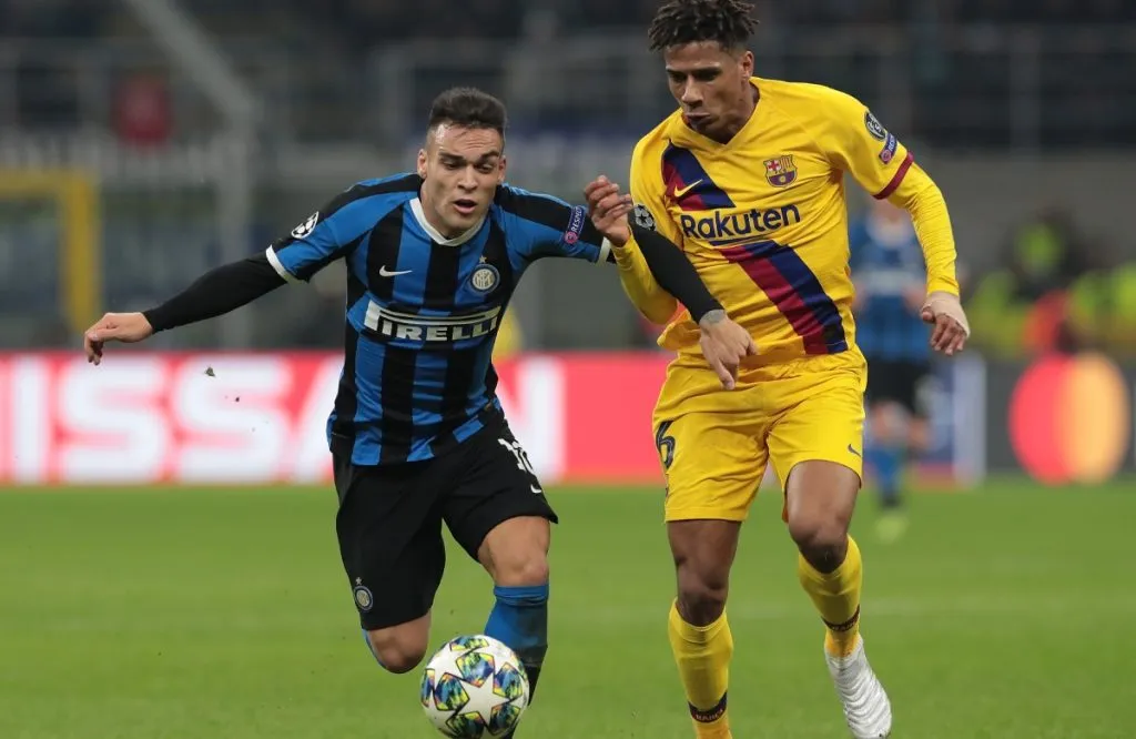 Jean-Clair Todibo en uno de sus pocos partidos con Barcelona: Getty Images