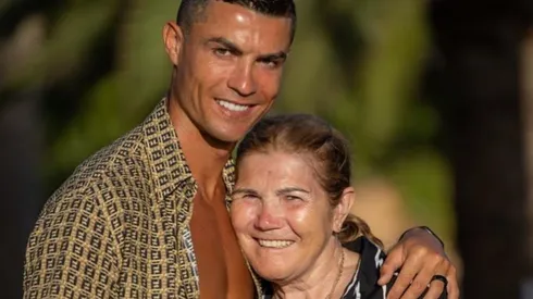 Cristiano Ronaldo, junto a su madre Dolores Aveiro.