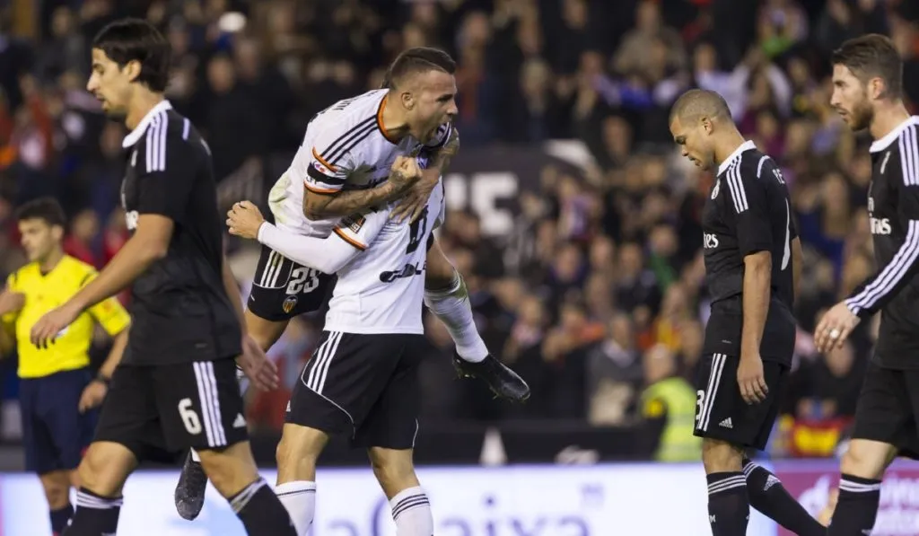 Victoria de Valencia ante Real Madrid en enero del 2015: Getty Images