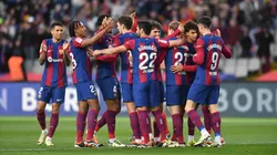 Jugadores del Barcelona.