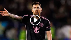 Lionel Messi en Inter Miami vs. Los Angeles Galaxy.