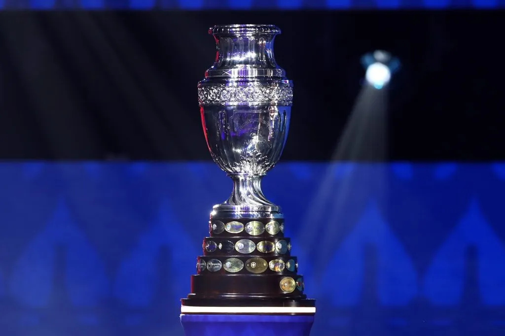 El trofeo de la Copa América