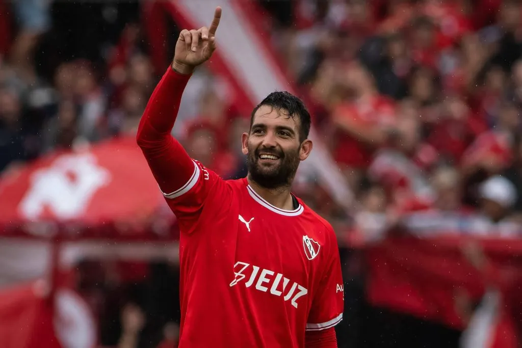 Martín Cauteruccio jugando en Independiente. (Foto: IMAGO).