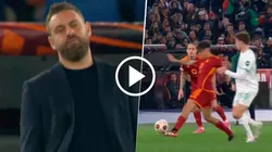 Daniel De Rossi no ocultó su asombro por el gesto técnico de Paulo Dybala.