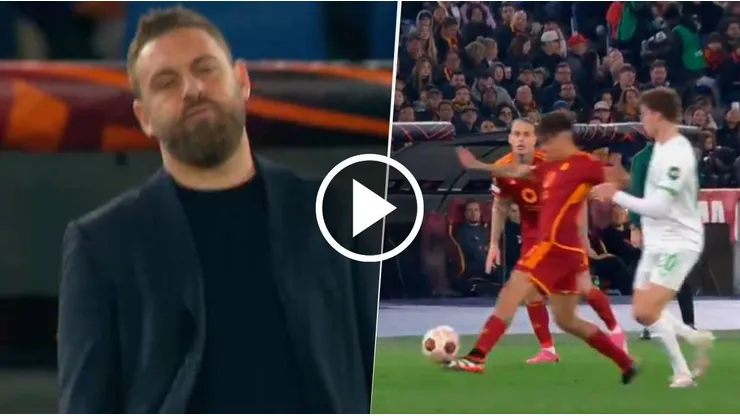Daniel De Rossi no ocultó su asombro por el gesto técnico de Paulo Dybala.