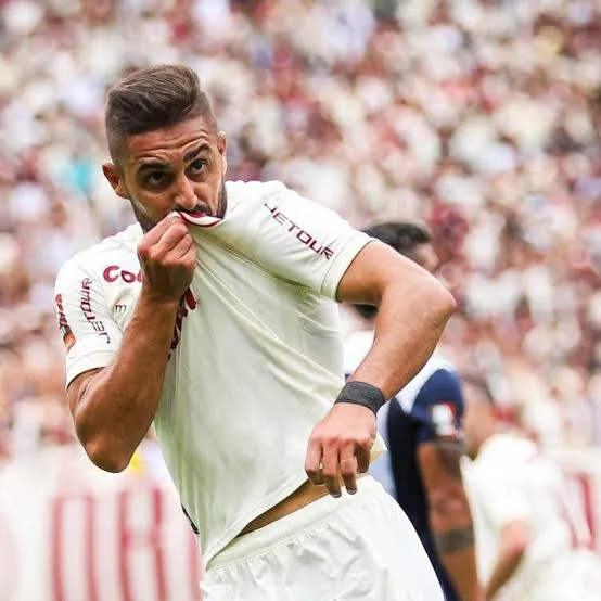 Luis Urruti anotando un gol contra Alianza Lima. (Foto: Liga 1).