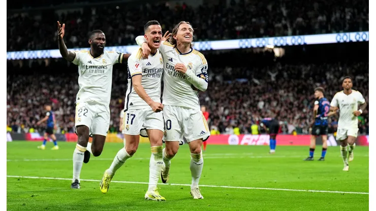 El gol de Luka Modric en el Santiago Bernabéu.
