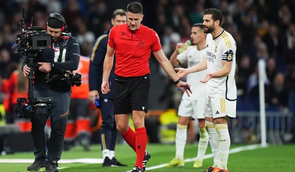 Isidro Díaz de Mera en el momento de su lesión muscular: Getty Images