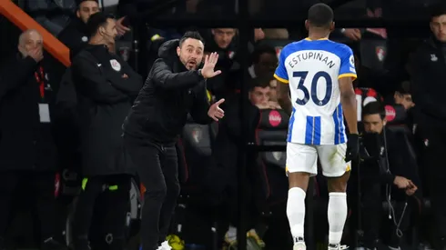 El entrenador del Brighton y su crítica a Pervis Estupiñán