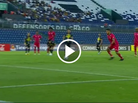 El Nacional tuvo un penal en la Libertadores y Bryan Tana lo desperdició